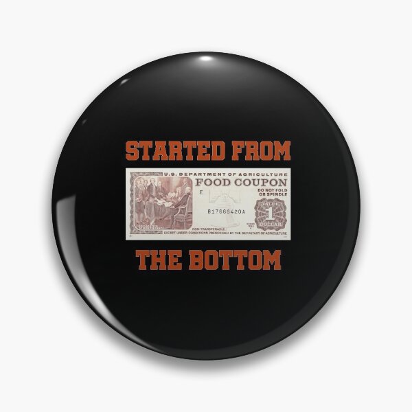 Item preview, Marcintee Food Stamp Started from The Bottom designed and sold by LueDeckow.