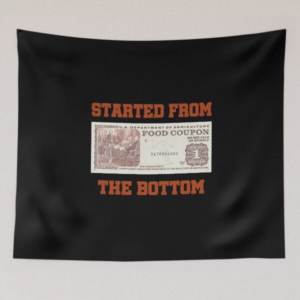 Item preview, Marcintee Food Stamp Started from The Bottom designed and sold by LueDeckow.