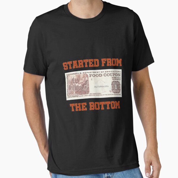 Item preview, Marcintee Food Stamp Started from The Bottom designed and sold by LueDeckow.