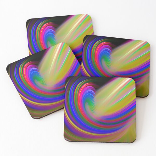 Item preview, Bright and colorful curvy abstract design designed and sold by With My Hands By K.