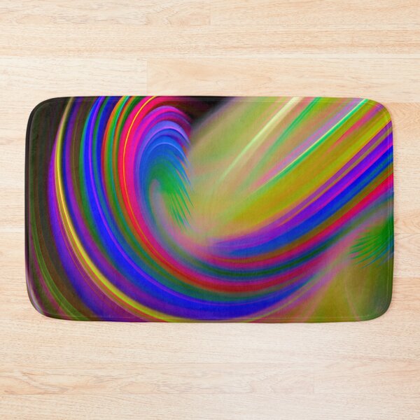 Item preview, Bright and colorful curvy abstract design designed and sold by With My Hands By K.