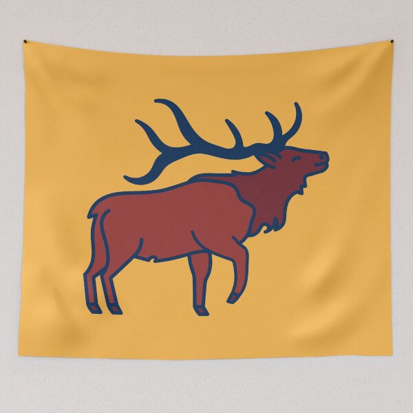 Item preview, Diploo's friends - the majestic brown Elk - mustard designed and sold by TokiPY.