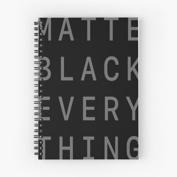 Item preview, Matte Black Everything designed and sold by LueDeckow.