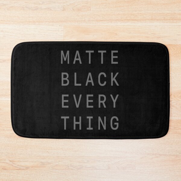 Item preview, Matte Black Everything designed and sold by LueDeckow.