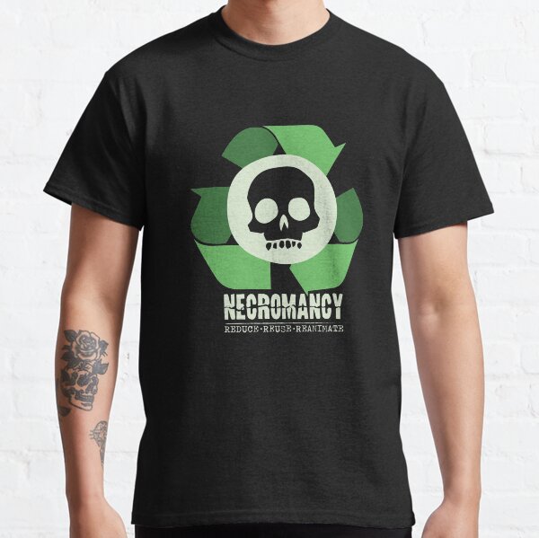 Item preview, Necromancy: Reduce, Reuse, Reanimate designed and sold by D20Tees.