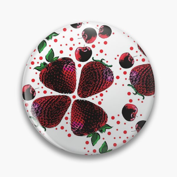 Item preview, Strawberry Painting Repeating Pattern designed and sold by fahadabu.