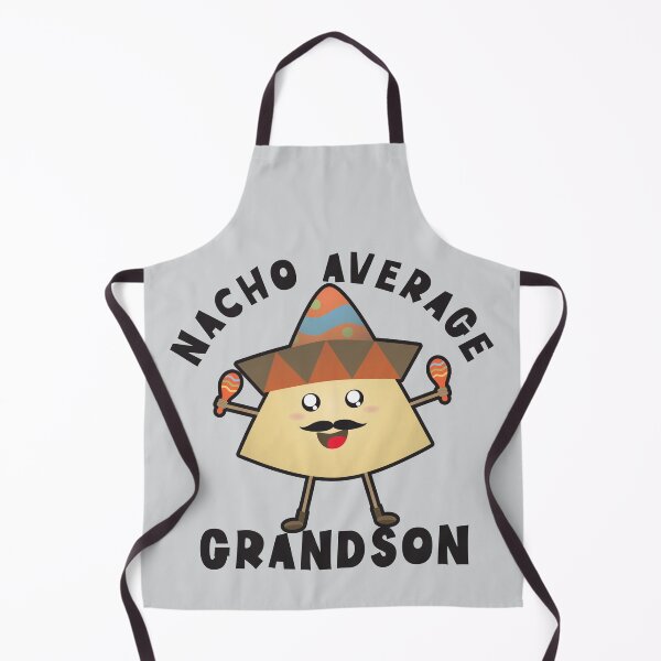 Item preview, Nacho Average Grandson - Cute and Funny Nacho with Moustache Wearing Mexican Hat While Playing Maracas Illustrations Design designed and sold by NightGleam.