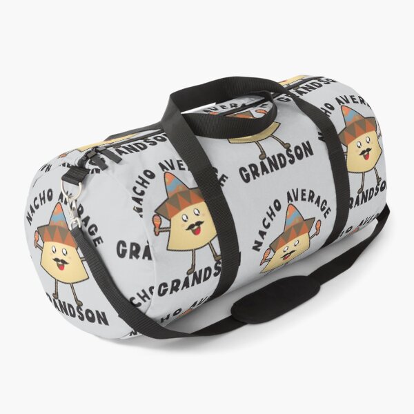 Item preview, Nacho Average Grandson - Cute and Funny Nacho with Moustache Wearing Mexican Hat While Playing Maracas Illustrations Design designed and sold by NightGleam.