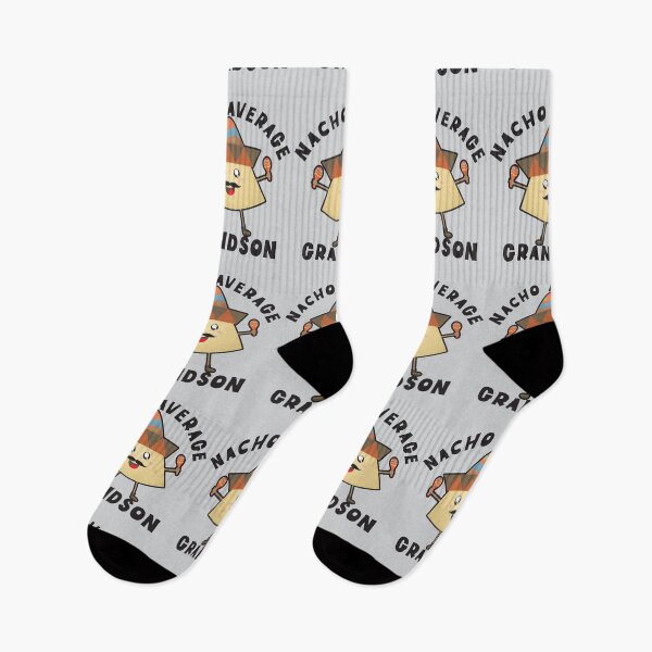 Item preview, Nacho Average Grandson - Cute and Funny Nacho with Moustache Wearing Mexican Hat While Playing Maracas Illustrations Design designed and sold by NightGleam.