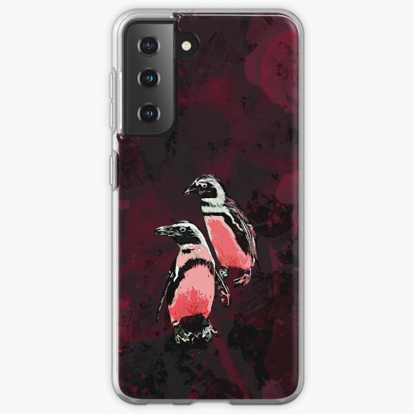 Legakulie Handyhülle Pinguin rot Samsung Galaxy Flexible Hülle
