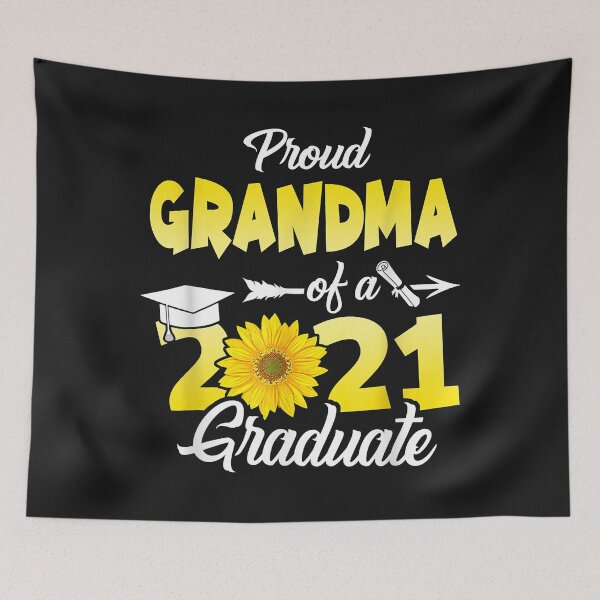 Item preview, Proud Grandma of a Class of 2021 Graduate Sunflower designed and sold by Ambrosia1234.