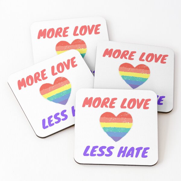 Item preview, More Love, Less Hate designed and sold by Yujububu.