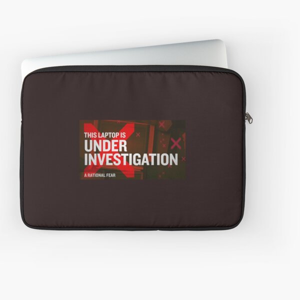 A Rational Fear satirical podcast laptop investigation Laptop Sleeve