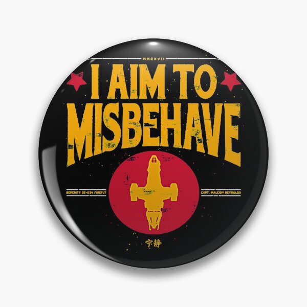 Item preview, I aim to Misbehave T-Shirt designed and sold by leanhngunhubo.