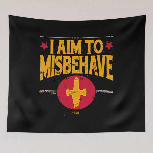 Item preview, I aim to Misbehave T-Shirt designed and sold by leanhngunhubo.