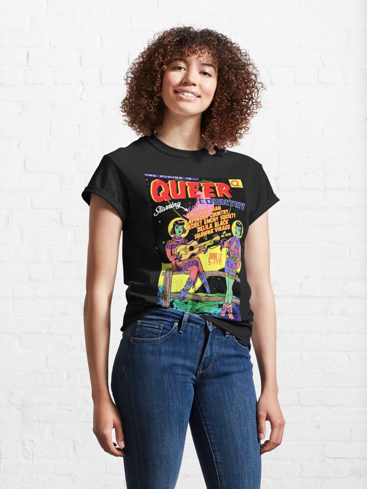 Alternate view of The Future is... Queer Country (Space Cowgirls Edition) Classic T-Shirt