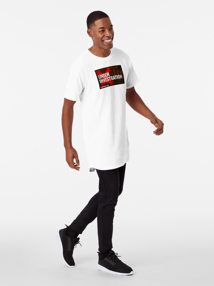 Alternate view of A Rational Fear satirical podcast "Under Investigation" Long T-Shirt