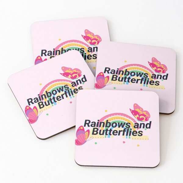 Item preview, Rainbows and butterflies -glitch aesthetic designed and sold by WanderAesthetic.