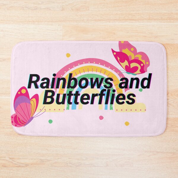 Item preview, Rainbows and butterflies -glitch aesthetic designed and sold by WanderAesthetic.