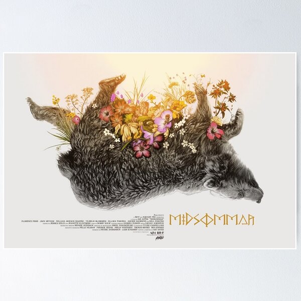 Item preview, The Bear Midsomar Poster designed and sold by reginamoore99.