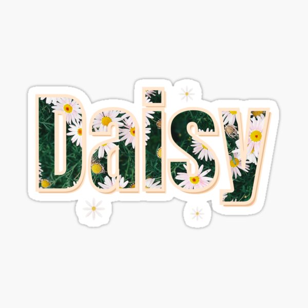 Item preview, Daisy text designed and sold by dettidittiw.