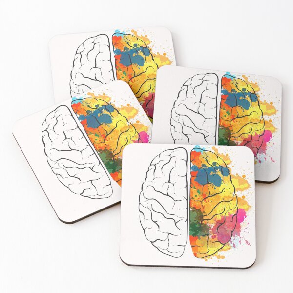 Item preview, brain watercolor designed and sold by acoosta1992.