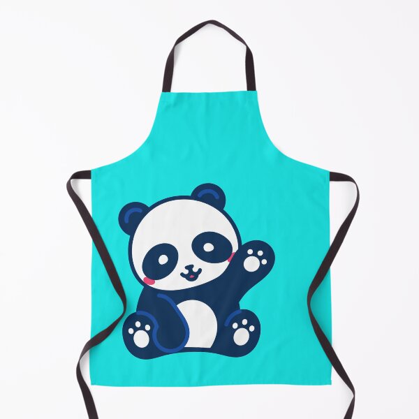 Artikelvorschau, Diploos Freunde - der süße Babypanda - fluoreszierendes Blau entworfen und verkauft von TokiPY.