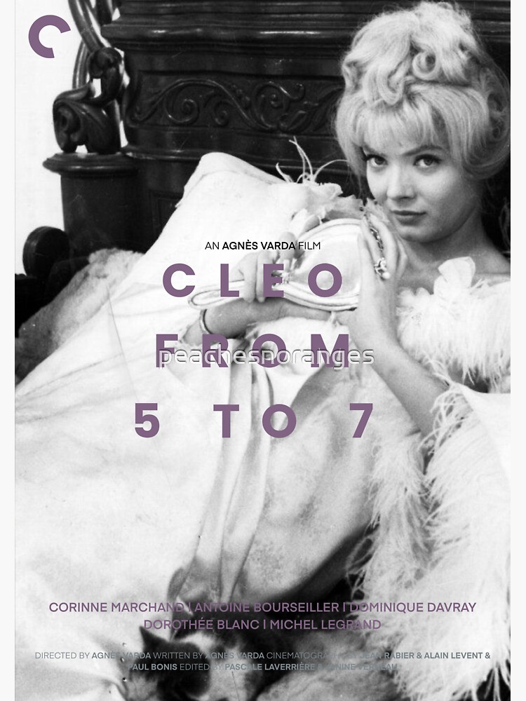 POSTERS / CLEO FROM 5 TO 7 Sticker for Sale by peachesnoranges