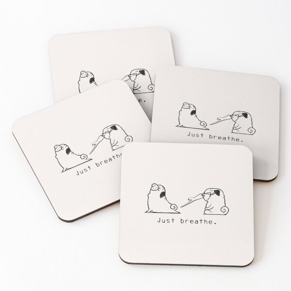 Item preview, Solo respira Pug designed and sold by Huebucket.