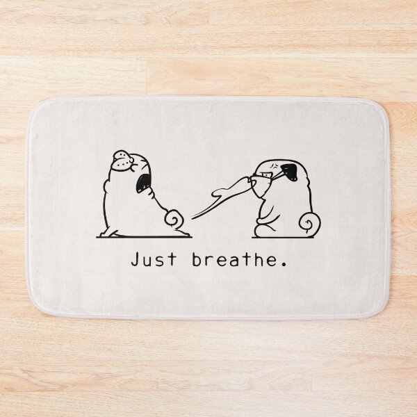 Item preview, Solo respira Pug designed and sold by Huebucket.