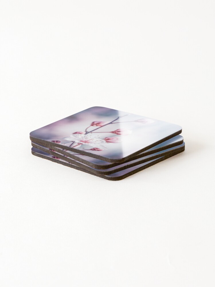 Thumbnail 4 of 5, Coasters (Set of 4), Delicate Spring designed and sold by Pilou.