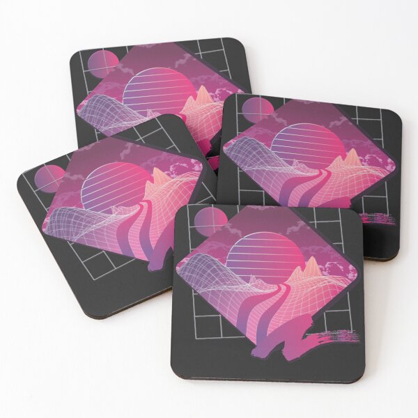Item preview, Vaporwave Aesthetic Landscape Retrowave Synthwave designed and sold by Faulkshop2.
