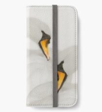 Zwei weiße Schwäne iPhone Flip-Case/Hülle/Klebefolie