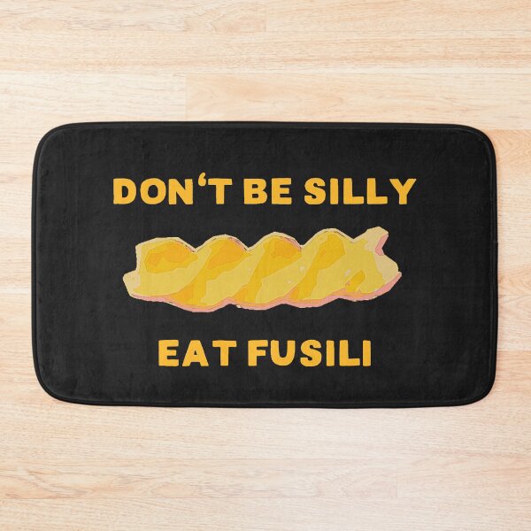 Item preview, Don't be silly eat fusilli pasta pun designed and sold by DesignsofNote.