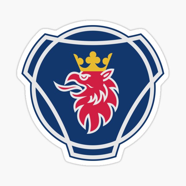 los camiones scania Pegatina
