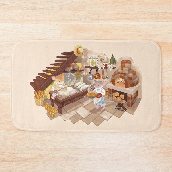 Item preview, Cottagecore Mice Making Bread designed and sold by Jieul.