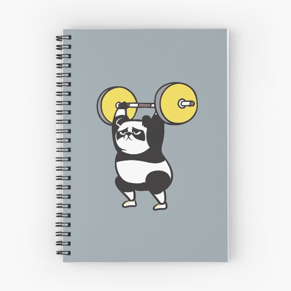 Item preview, The snatch weightlifting Panda designed and sold by Huebucket.