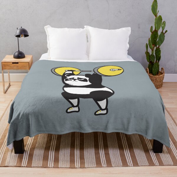 Item preview, The snatch weightlifting Panda designed and sold by Huebucket.