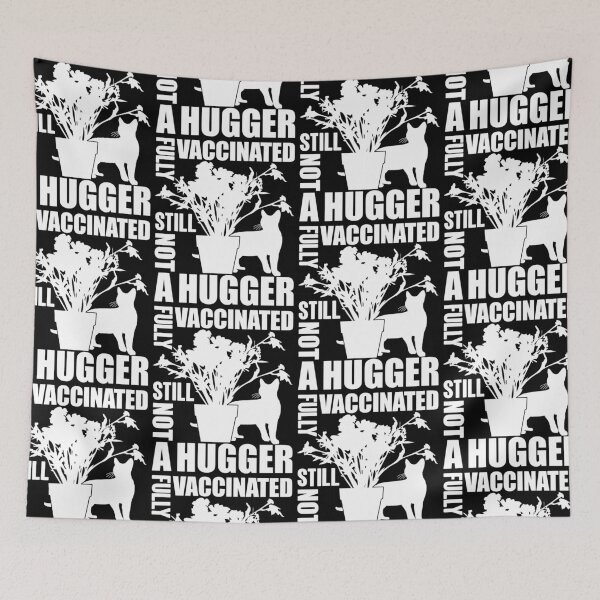Item preview, Fully Vaccinated Still Not A Hugger | Proudly Immunized designed and sold by GravitiTees.