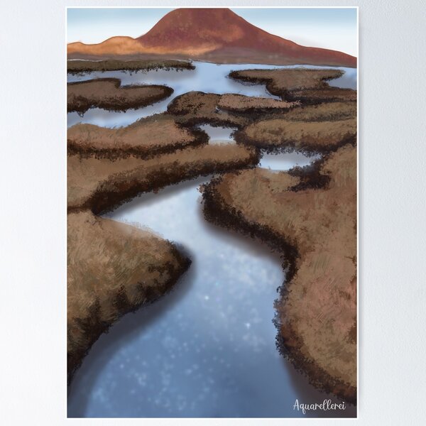 Item preview, Water fields designed and sold by Aquarellerei.