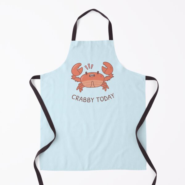 Item preview, Funny Crabby Today Grouchy Crab Pun designed and sold by rustydoodle.