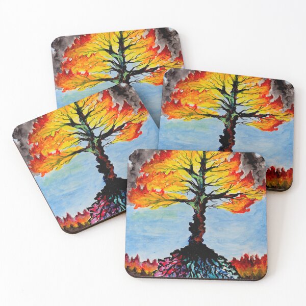 Item preview, The burning tree  designed and sold by CurlyCreation.