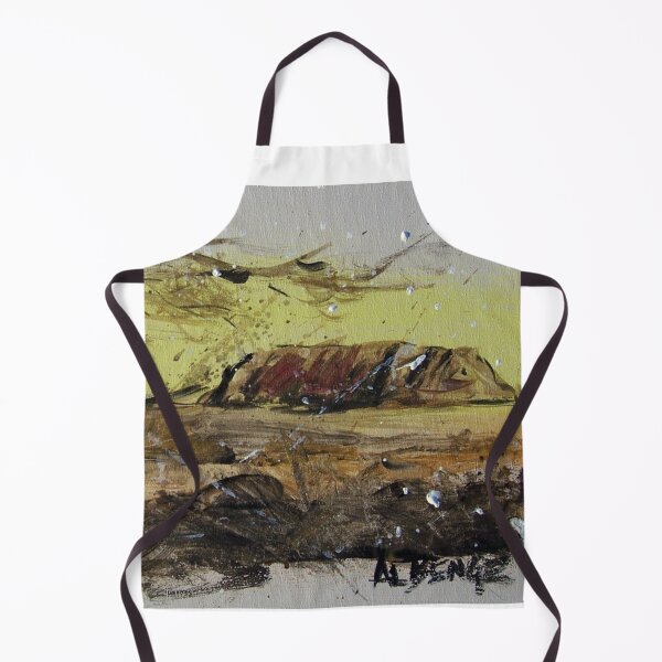 Item preview, Pintura dramática de Ayers Rock, Australia Central. designed and sold by Al Benge - NZ & Australian Art.