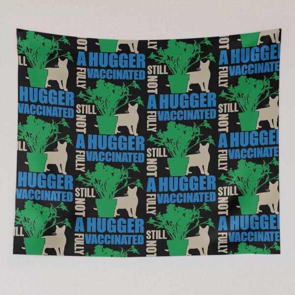 Item preview, Fully Vaccinated Still Not A Hugger | Proud Introvert designed and sold by GravitiTees.
