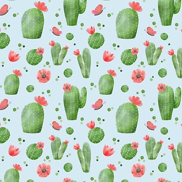 Artwork thumbnail, Cactus blue by Mateja Lukežič