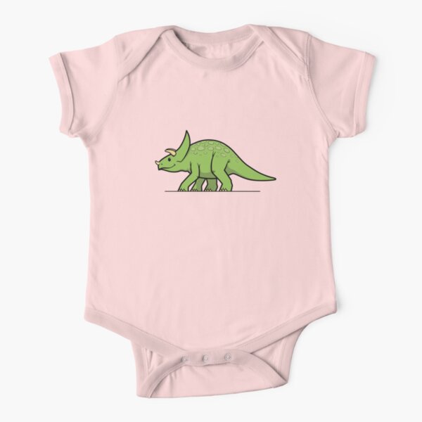 DinoKids - Triceratops Short Sleeve Baby One-Piece