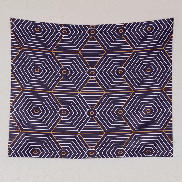 Item preview, Geometric Tile Pattern Design - Dark Edition designed and sold by beanibooi.