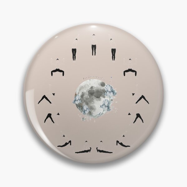 Item preview, Moon Salutation Yoga Sequence | Chandra Namaskar designed and sold by Sadhana Design Studio.