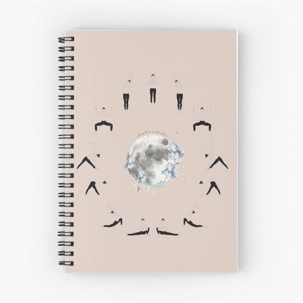 Item preview, Moon Salutation Yoga Sequence | Chandra Namaskar designed and sold by Sadhana Design Studio.