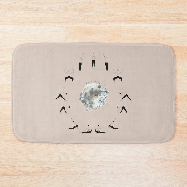 Item preview, Moon Salutation Yoga Sequence | Chandra Namaskar designed and sold by Sadhana Design Studio.